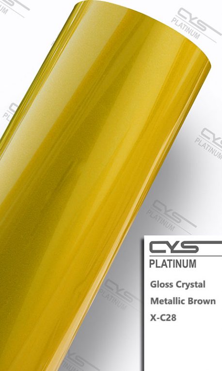 Gloss Crystal Metallic Gold X-C30 Car Wrap Vinyl