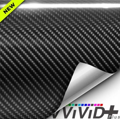 Black Tek R Gloss Carbon Fiber 5D Car Wrap Vinyl Film